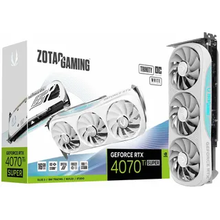 Zotac RTX 4070 Ti SUPER Trinity OC White Edition 16 GB GDDR6X ZT-D40730Q-10P