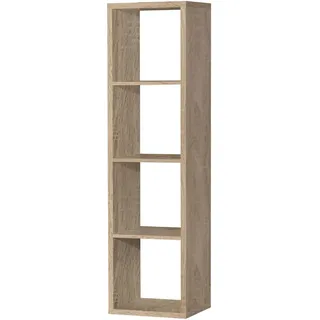 Forte Mauro Standregal 38,2 x 32,9 x 141,8 cm Braun