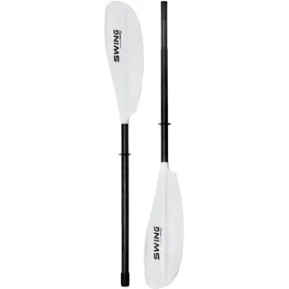 Egalis Swing Fiber Carbon 2teilig white Kajak Paddel 21 leicht, Länge in cm: 215-225, Teilbarkeit: 2teilig (passt nicht in die Tasche)