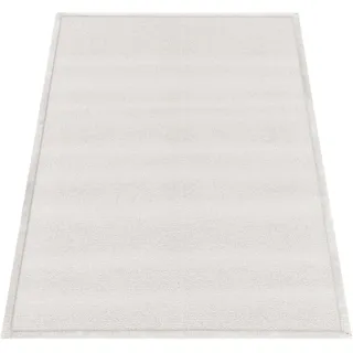 Paco Home Teppich »Tatami 475« rechteckig 24 mm Höhe Kurzflor, Uni-Farben, mit Memory Foam, waschbar, beige