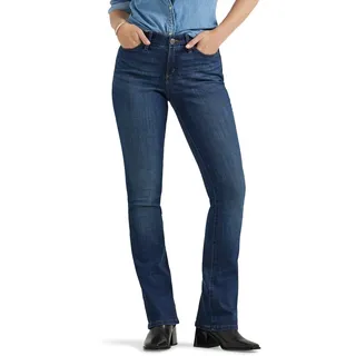 Lee Damen Flex Motion Regular Fit Bootcut Jeans, Royal Chakra, 38