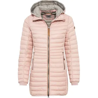 CAMEL ACTIVE Damen Lange Steppjacke mit Abnehmbarer Kapuze Rose womenswear-40