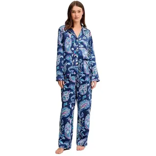 Lauren By Ralph Lauren Iln92480 Pyjama - Blue Paisley Basic - S