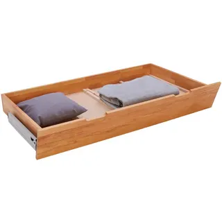 Linea Natura Bettschubkasten , Buchefarben , Holz , Buche , massiv , cm , Schlafzimmer, Betten, Bettgestelle- Einzelteile, Bettkästen