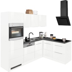 Bild von Winkelküche »KS-Brindisi«, mit E-Geräten, Stellbreite 230/170 cm weiß