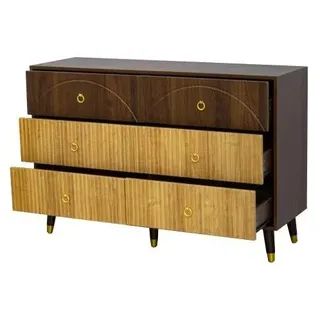 Sideboard, Retro-Design, Geräumige Schubladen, Wie gezeigt