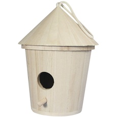 Rayher 62280000 Holz Vogelhaus FSC mix Credit, 16 cm