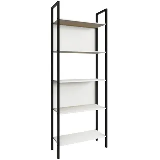 VCM Bücherregal 62 x 24 x 165 cm Weiß