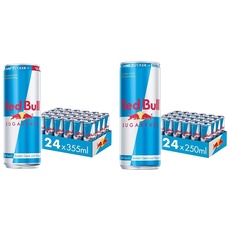 Red Bull Energy Drink Sugarfree - 24er Palette Dosen - Getränke ohne Zucker und kalorienarm, EINWEG (24 x 355 ml) & Energy Drink Sugarfree - 24er Palette Dosen - Getränke ohne Zucker und kalorienarm
