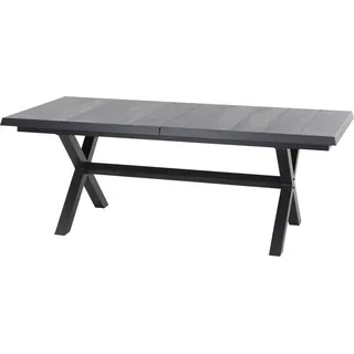 Siena Garden Gartentisch Sincro Rechteckig ausziehbar Wood Grey 100 cm x 260 cm