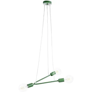 Pendelleuchte , Grün , Metall , 10x75x65 cm , Lampen & Leuchten, Leuchtenserien