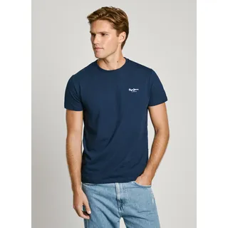 Pepe Jeans Herren. PM508212 Original Basic-T-Shirt 3 N navy , 87535455-S