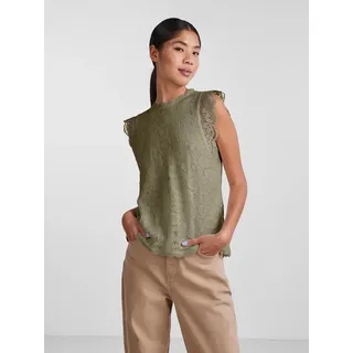 pieces Spitzentop »PCOLLINE«, blau