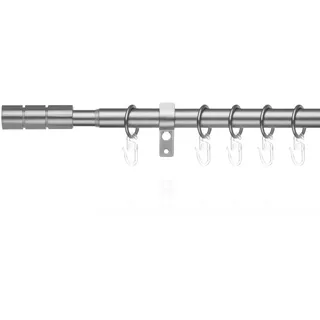 Lichtblick Gardinenstange Zylinder, 20 mm, ausziehbar, 1 läufig 130 - 240 cm« Ø 20 mm 1 läufig-läufig ausziehbar Einläufige Vorhangstange mit Ringen für Gardinen und Stores.