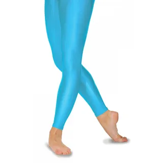 Roch Valley FLST Ballett Strumpfhosen ohne Fußteil aus Lycra Türkis 5 (40)