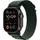 Watch Ultra 2 GPS + Cellular 49 mm Titangehäuse schwarz, Alpine Loop Armband dunkelgrün M