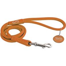 CHAPUIS SELLERIE Glamour Rundleder für Hunde/Katzen ORANGE Durchmesser 6 mm Länge 1,22 m Größe XS