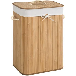 tectake Wäschekorb, 42 x 31,5 x 60 cm, beige , Beige , Textil , Rechteckig , 31.5x60x42 cm , Haushalt & Reinigung, Wäschepflege, Wäschekörbe & Wäschetonnen