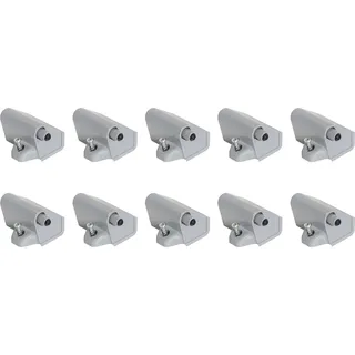 Rauch Möbel ZUBEHÖR, Drehtürendämpfer, 10er-Set,Soft-Close, für Drehtürenschränke von Rauch mit Einer Schranktiefe von 54 cm, Maße 45x12x7cm