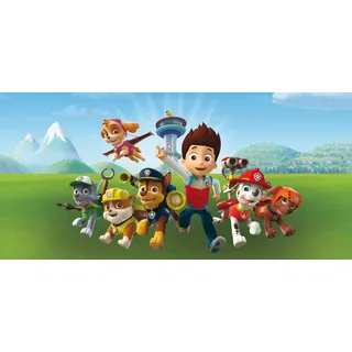 Bönninghoff Leinwandbild "Wandbild PAW PATROL 33x70 cm – Leinwandbild Keilrahmen Deko modern" Hunde  Paw Patrol 1 Stk. tlg. auf Keilrahmen gespannt, farbe bild(er): blau, grün
