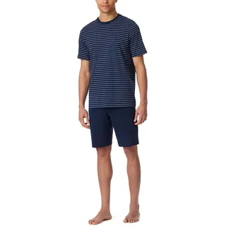 SCHIESSER Schlafanzug kurz Dunkelblau 3XL