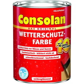 Consolan Wetterschutzfarbe Moosgrün 0,75 l