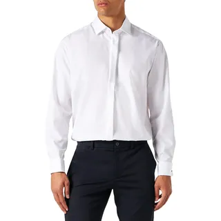 Seidensticker Herren Business-Hemd - Smokinghemd – Regular Fit – Bügelfrei – Kent Kragen - Kläppchenkragen - Langarm – Umschlagmanschette – 100% Baumwolle – Elegant & Klassisch