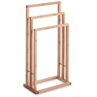 Handtuchständer Bambus 42/24/81,5 cm , Braun , Naturmaterialen , 24x81.5x41 cm , Badezimmer, Badezimmerausstattung, Handtuchhalter