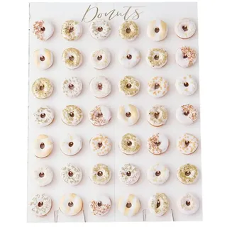 Ginger Ray Gold Script Große Wand-Donut-Dekoration für Partys und Hochzeiten