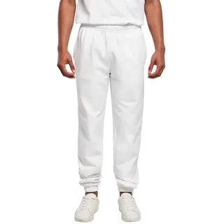 Build Your Brand Herren Basic Sweatpants Hose, Weiß, XL EU
