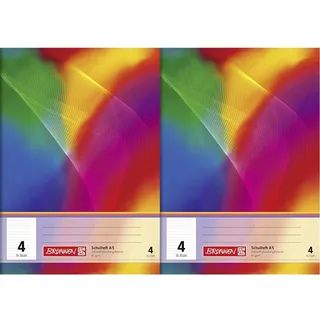 Brunnen 104590402 Notizbuch A5 (16 Blätter Mehrfarbig