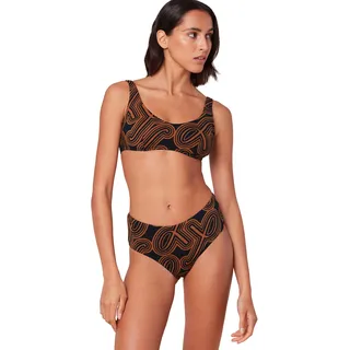 Triumph Bikini-Hose »Flex Smart Summer Maxi pt EX« Triumph-Logodruck, braun