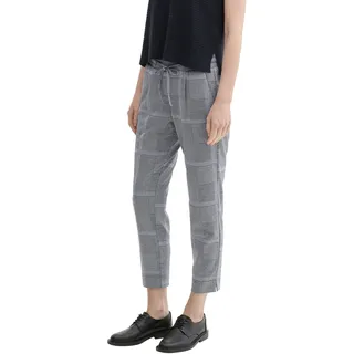 TOM TAILOR Jogger Pants, mit Karomuster, blau