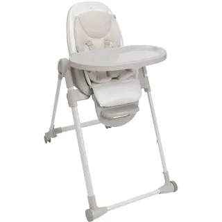Chicco Polly Armonia Kinderhochstuhl für Babys von Geburt bis 40 kg, 9 Höhenstufen, 3 Neigungspositionen, verstellbarer Fußstütze, Hochstuhl 3in1, Kompakt verstaubar, 4 Räder, Modernes Design, Weiß