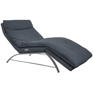 Chilliano Relaxliege , Dunkelblau , Leder , Echtleder , Longlife-Leder, Vintage-Leder , 95x91x170 cm , Typenauswahl, Fußauswahl, Lederauswahl, Stoffauswahl, Relaxfunktion, Liegefunktion, Rücken echt , Wohnzimmer, Sessel, Relaxliegen