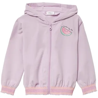 s.Oliver Sweatjacke mit Glitzerpint und Smok-Details