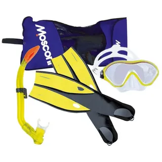 Mosconi Trio Bora Junior-schnorchelset - Blue - EU 30-33