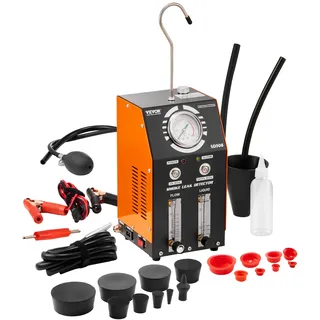 Vevor Kfz-Rauchmaschine, Rauchmaschine Lecksuchgerät 8 L/min, Auto-Rauchmaschine Luftmodus & Rauchmodus zwei Modelle, Lecksuchgerät mit Manometer & Luftpumpen, Überprüfung des Kraftstofftanks