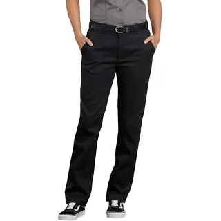 Dickies Damen Flex Slim Fit Work Pants Arbeitshose, Schwarz V1, 42