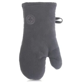 Ofenhandschuh aus Baumwolle mit Magnet, grau, 32 cm