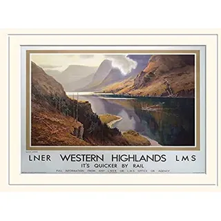 National Railway Museum Western Highlands '1' montiert Drucken,30 x 40 cm