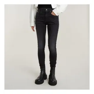 G-Star für Damen. D05175-A634-B179 Jeans 3301 Skinny schwarz (26/34), Lässig, Baumwolle, Denim