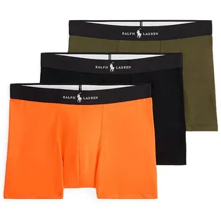 Ralph Lauren Accesorios 714965507 Boxershorts 3 Einheiten - Bedford Orange / Ranger Green / Black - 2XL