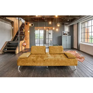 Schlafsofa Wiolo Velvet cognac