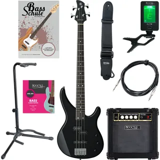 Yamaha TRBX174 E-Bass Black Starter Set