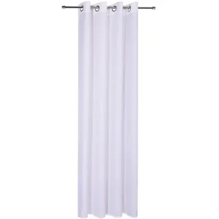 Gerster Austen Vorhang Ösen 140 x 235 cm weiß