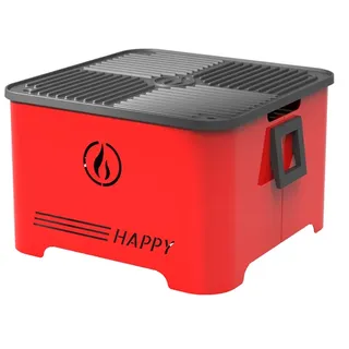 Linea VZ Happy Rot - Tragbarer Pelletgrill