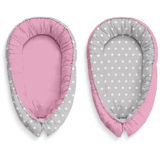 Multifunktionale Kuschelnest Babynest Kokon für Babys und Säuglinge, Nestchen, Reisebett, 100% Baumwolle, antiallergisch
