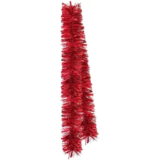 Weihnachtsbaum Raumdekoration 2 Meter Tinsel Rot