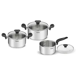 Tefal Primary Inox Topf-Set 3-tlg. 20 cm rund + 20 cm rund + 20 cm rund